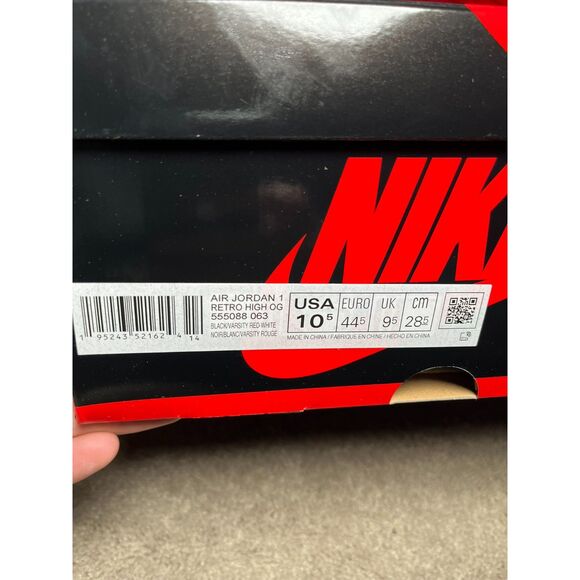 Size 10.5 - Jordan 1 Retro OG High Patent Bred NEW! FAST!